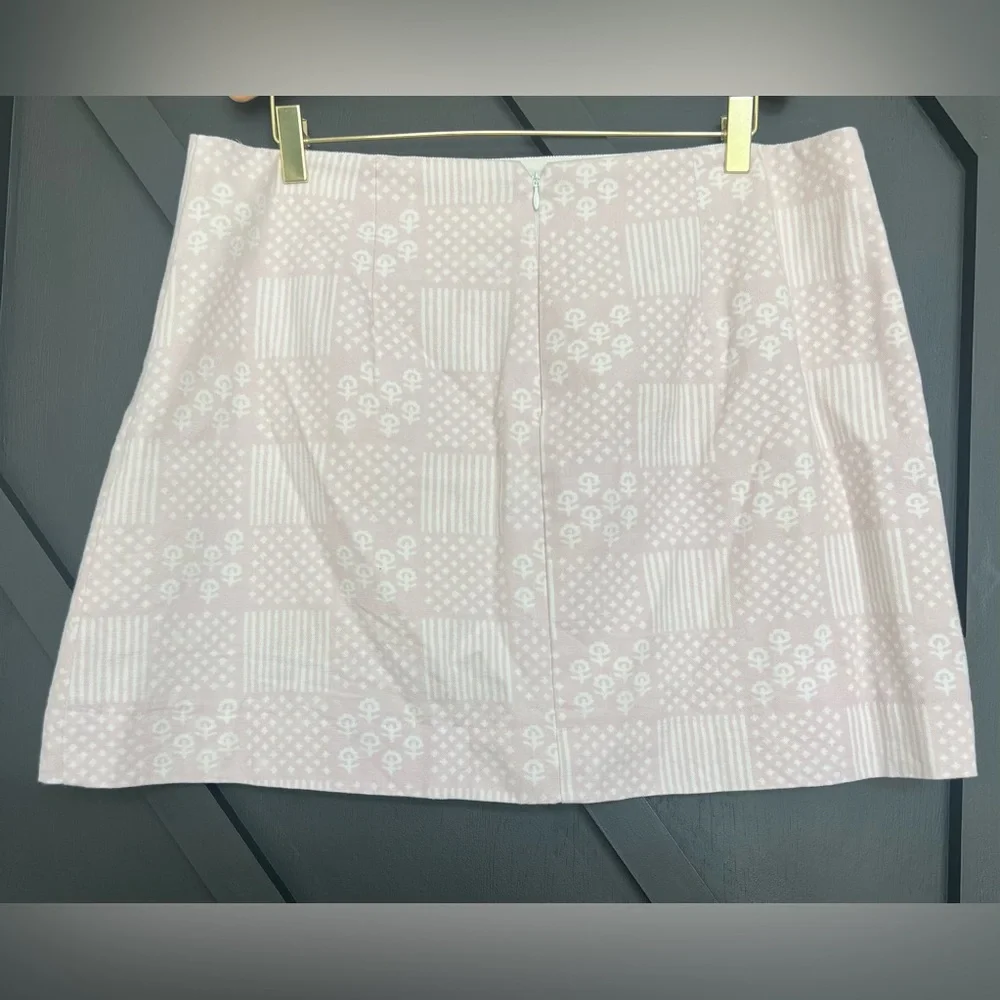 Julia Amory Top and Skirt Set in Patchwork Ballet Pink, Size XL - Picture 9 of 9